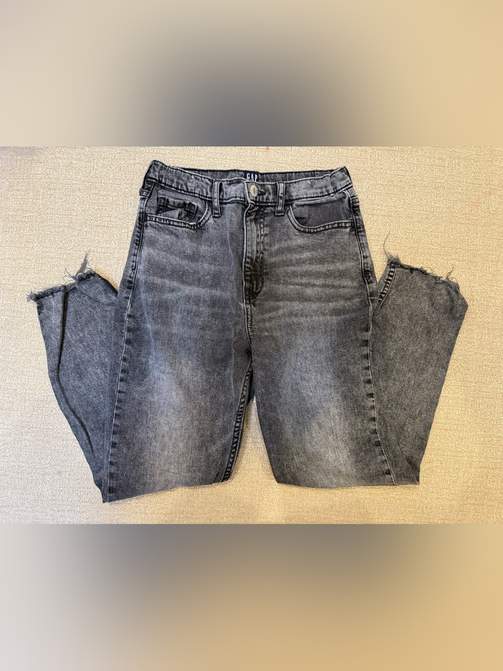 GAP Girls Gray Washed Denim Jeans